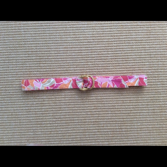 Talbots Fabric Adjustable Belt O-Ring Closure - Picture 3 of 8